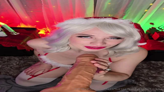 Preview of OnlyFans BrookelynneBriar Presents Have You Been A Good Boy This Year Part 4 XXX